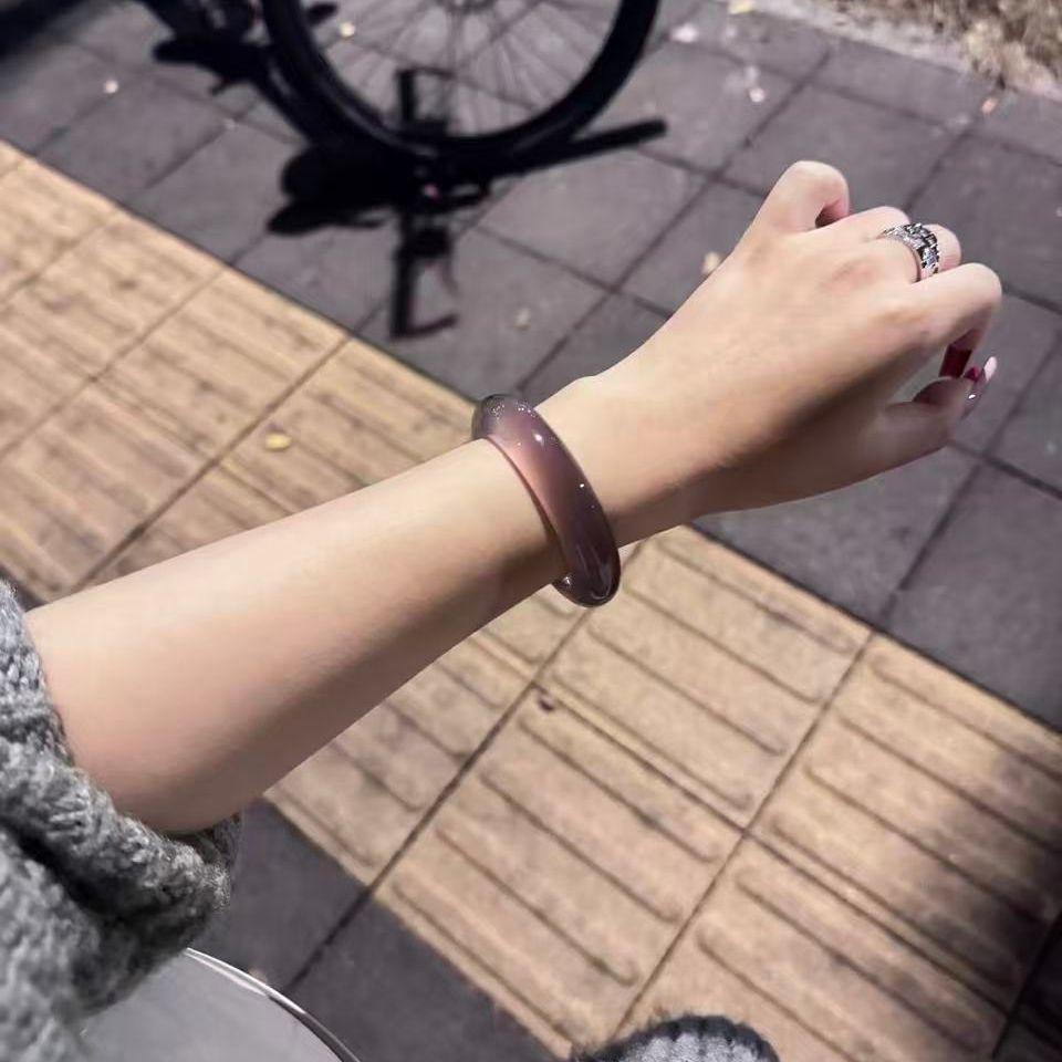 New Red Wine Bracelet Empress Purple Bracelet Comparable To Agate Bracelet Cat Eye Bracelet Birthday Girlfriend Gift