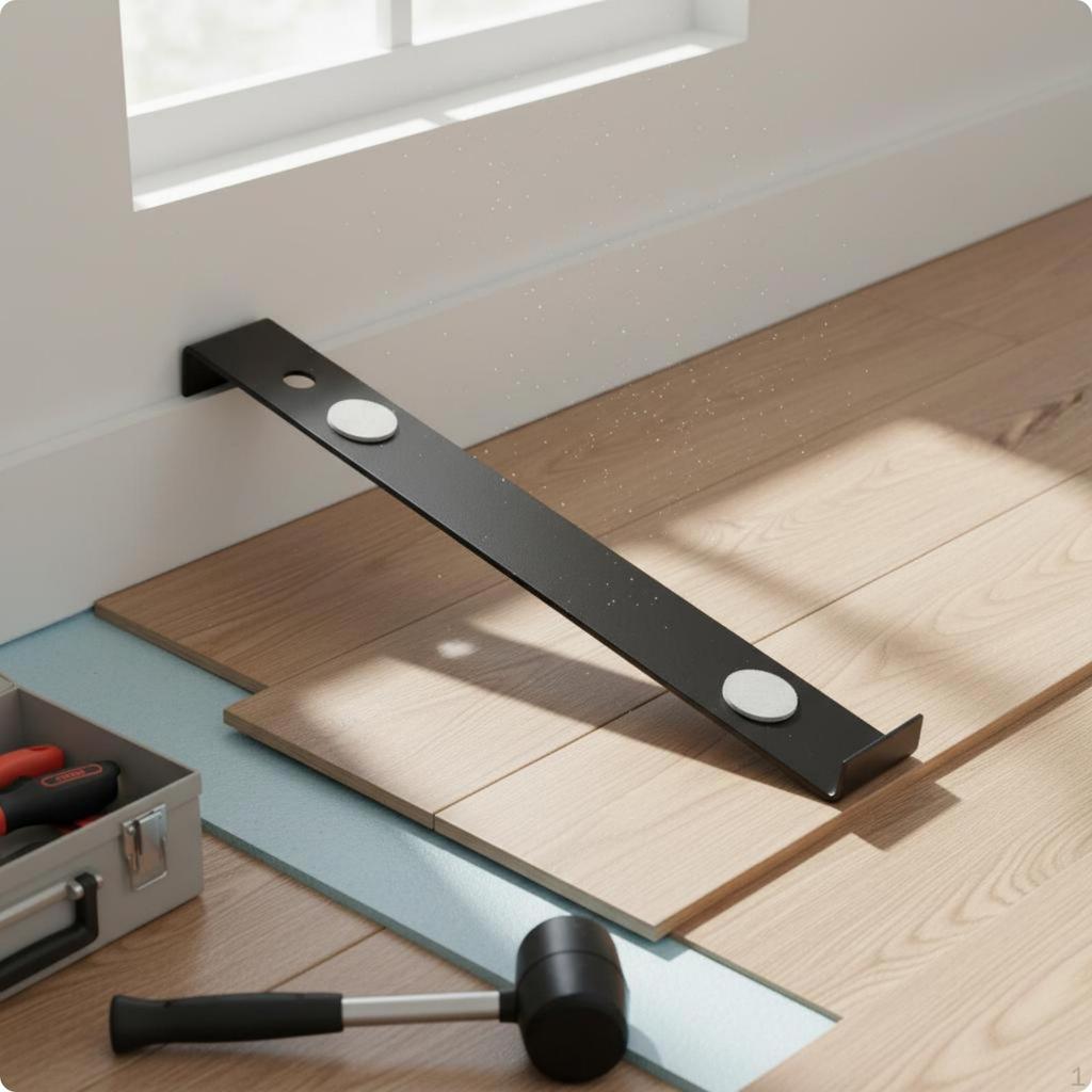 Return Hook Tool Angled Rectangular Profile Floor Installation Long Flat Body for Carpenters