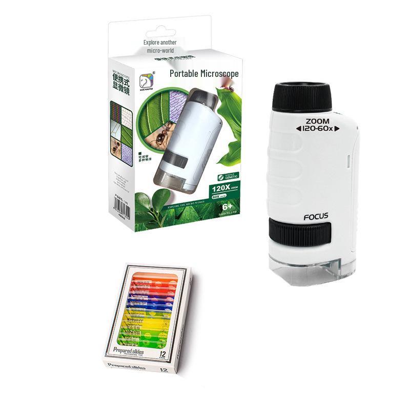 Portable HD Microscope for Kids - Educational Science Toy for Outdoor Experiments