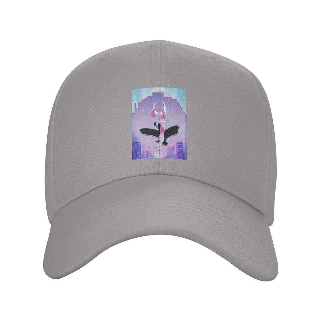 SpiderGwen Baseball Caps Snapback Fashion Baseball Hats Breathable Casual Casquette Outdoor For Mens And Womens