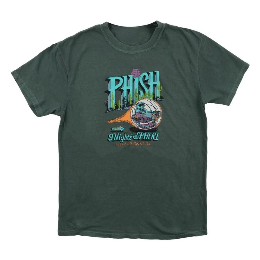Phish Band 9 Nights Pollock Rolling Unit Sphere 26 T-shirt S разноцветный