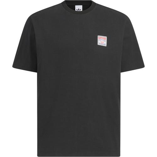 Adidas Originals SS25 WABASH T Shirt Men s KD1852 S чёрный