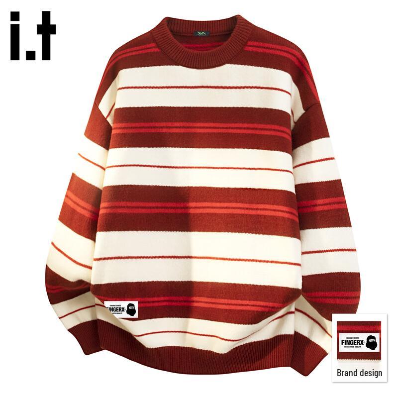 Fingercroxx Unisex Striped Pullover Sweater