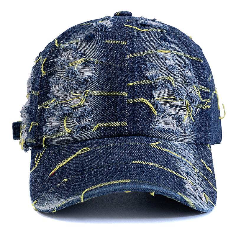 New Style Unisex Cap Denim Line Design Baseball Cap New Style Fashion Streetwear Hat for Casual Wear For Man&Women