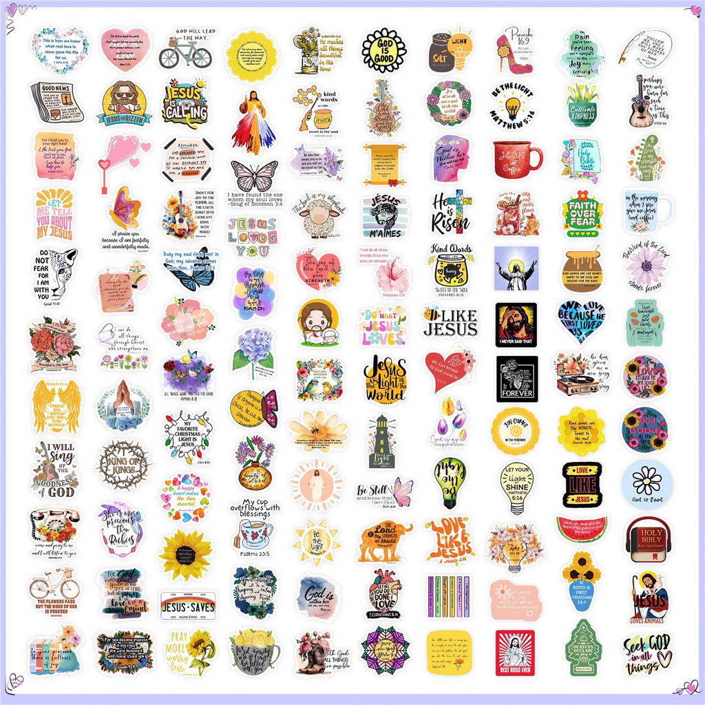 135Pcs/Set Funny Bible Slang Mini Diary Manual Stickers DIY Scrapbooks Album Decor Decals Stickers