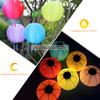 Solar Operated LEDs Outdoor Lantern H anging Light Decorative Lantern 300mm  12inches IP65 Water Resistance Built in