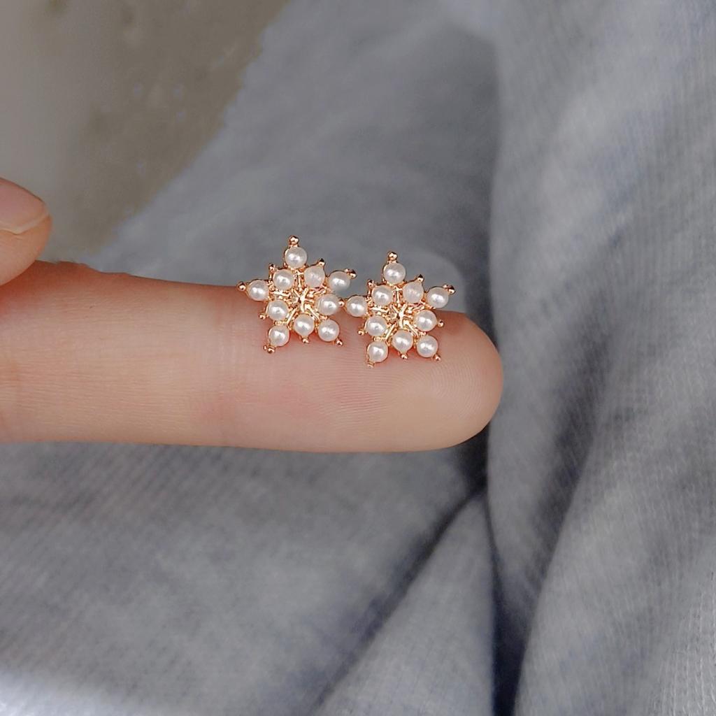 Earrings Fresh Temperament Mermaid Love Alloy Stud Earrings Niche Design High Sense Light Luxury Earrings Tide