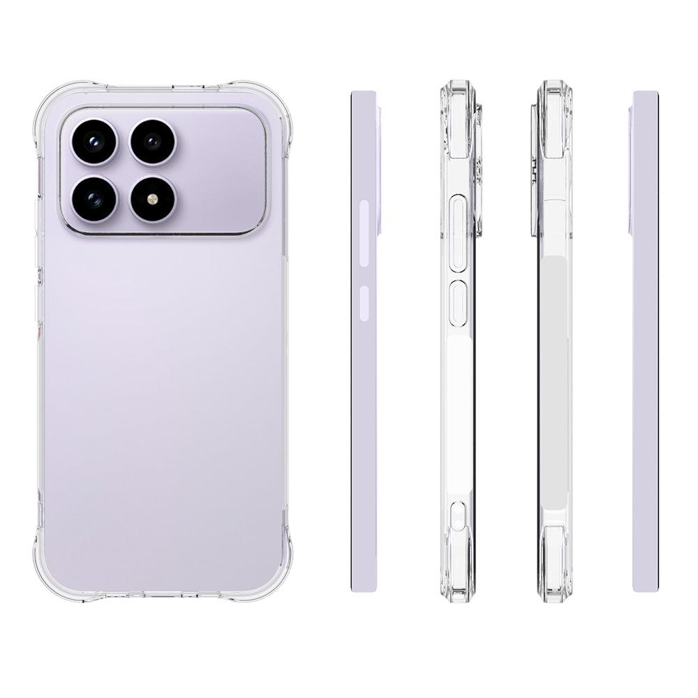 For Xiaomi Redmi K90 5G/Poco F8 Pro TPU Phone Case Non Slip Transparent Mobile Phone Cover