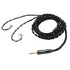 Earphone Cable Fit for ZS10 PRO AS10 PRO X 16 Cores Silver Plated OFC 3.5MM To QDC 2 Pin Headset Earphone Cable