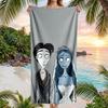 Large Beach Towel Quick Dry Absorbent Towel For Beach IndoorCorpse Bride Emily Victor