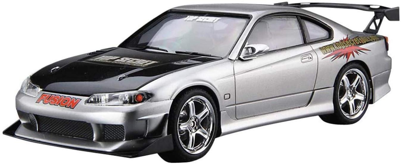 

AOSHIMA 124 The Tuned Car Series No.24 Nissan Top Secret S15 Silvia 1999 Plastic Model