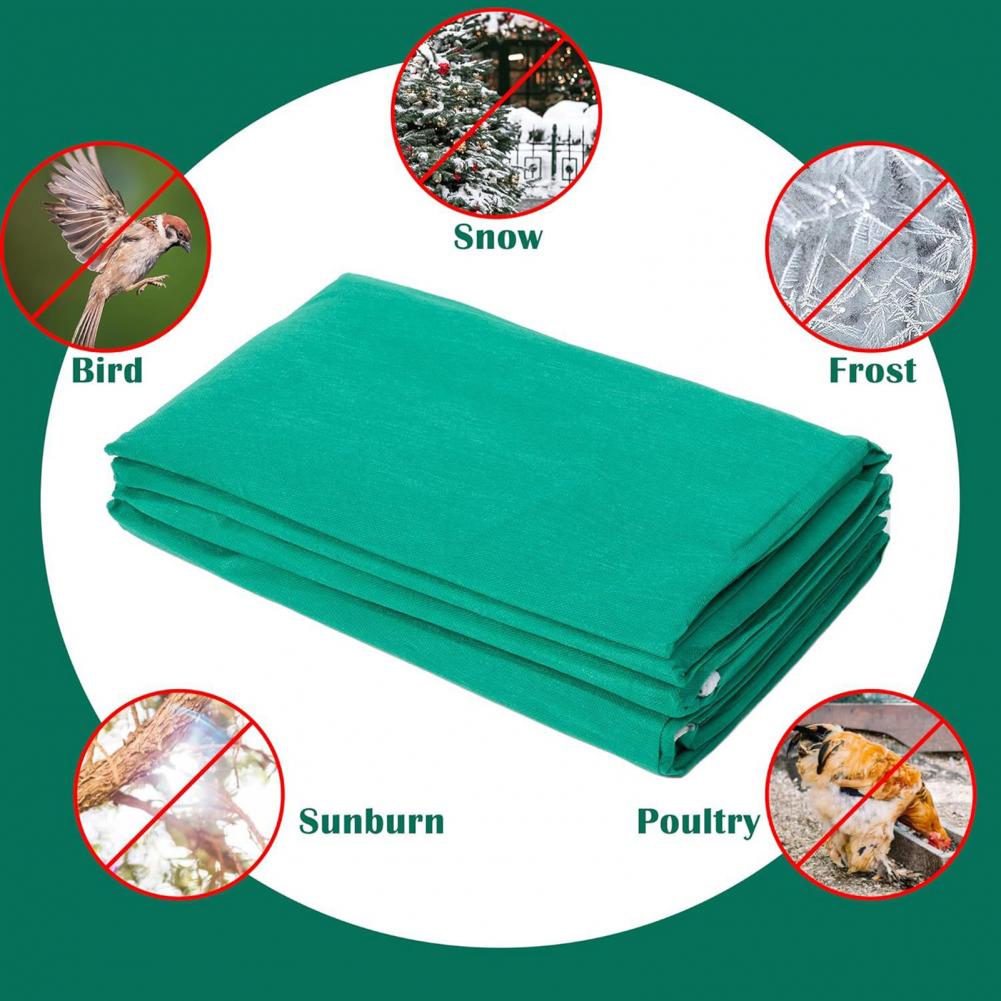 Winter Plant Cover Frost Protection Plant Cover Plant Freeze Protection Cover with Zipper Window Drawstring Frost for Outdoor