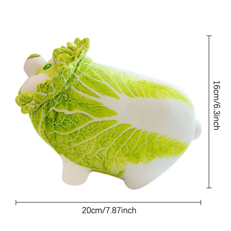 1 Pcs Creative Cabbage Dog Plush Toy Cute Plush Animal Toy
