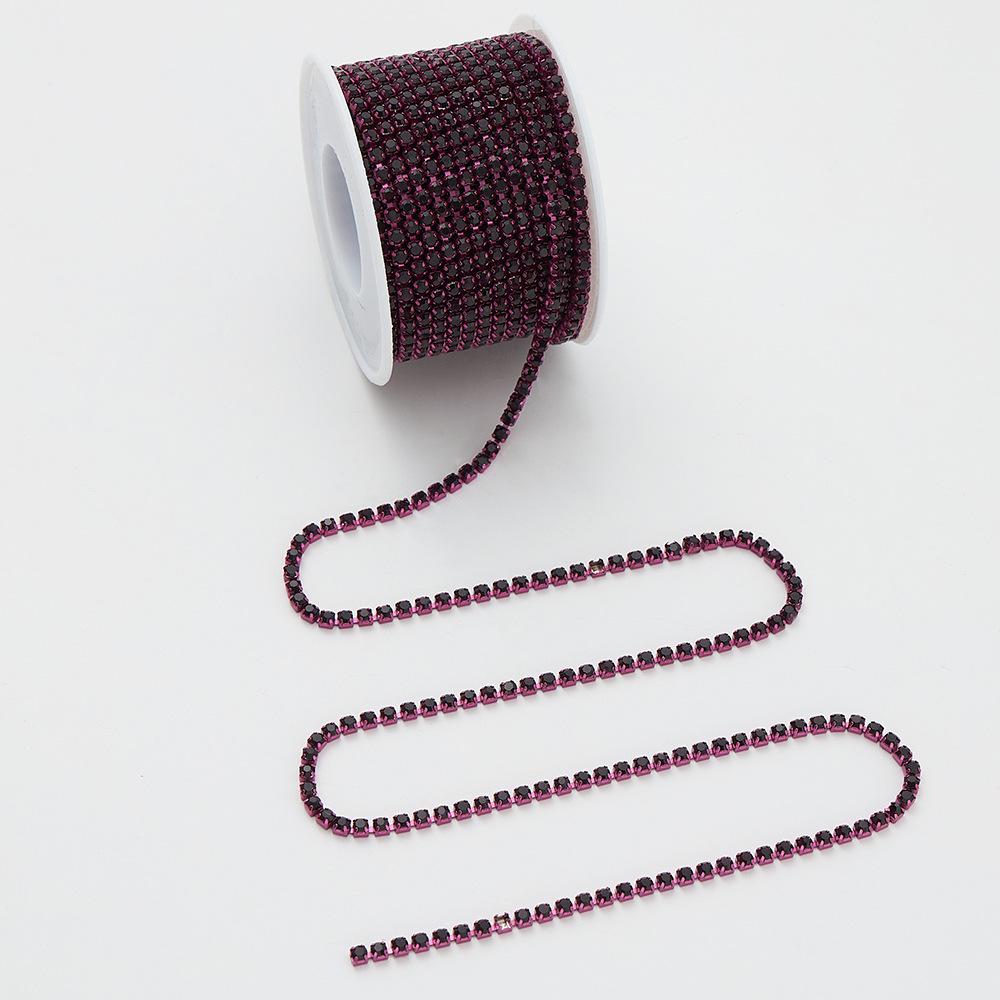 New Electrophoretic Color Rhinestone Claw Chain for DIY Projects