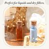 10ml Mini Plastic Bottles with Corks Tiny Clear Sand Art Bottles Wishing Vial for Wedding Birthday Party Decoration DIY Crafts