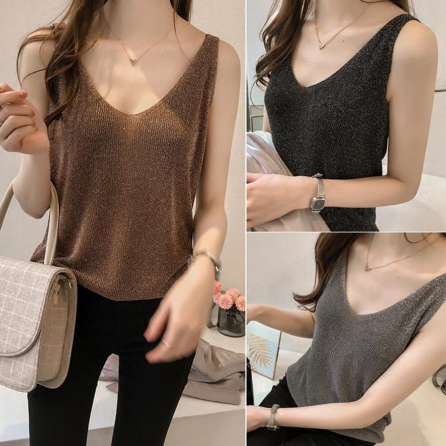 

Женская летняя посадка Сексуальный V-образный вырез Средняя длина Яркий шелковый нижний рубаха Camisole