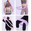 Foldable Soft Fitness Hoop Weighted Design Fitness Waist Trainer  Aerobic Exercise