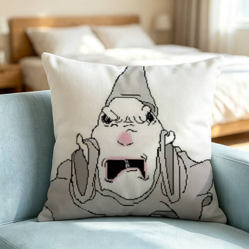 Hamster C-Caveman FUNNY Square Double-Sided printed Pillow Case Bedroom Bedside Pillow Sofa Cushion Cover Gift