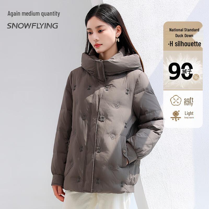 

Xuezhongfei Women s Hooded Short Down Jacket XL (170)