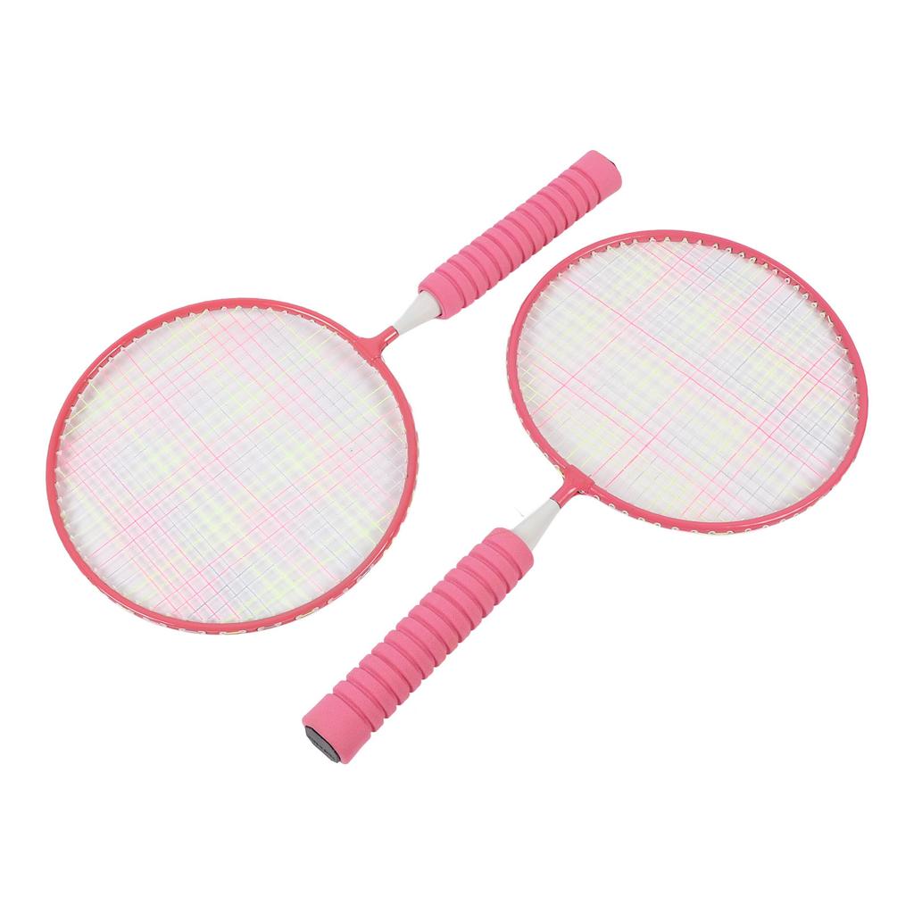 Kinder Badminton Set Leichter Kinder Badmintonschläger mit 3 Federbällen Tragetasche Griffband für 3 bis 12 Jahre