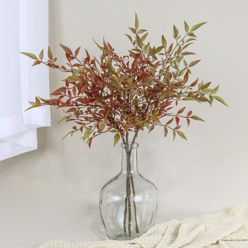 C427 Soft Gum Tiankui Bamboo Simulation Plant New Chinese Home Hotel Model Room Decoration Photography Wedding Ornament Plant