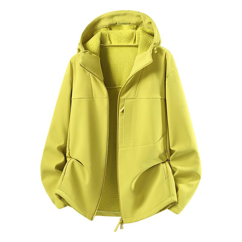 Unisex Luo Tong Softshell Jacket: Windproof, Water-Repellent Outdoor Wear for Autumn & Winter Mountaineering