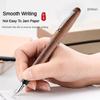 JINHAO 9035 Fountain Pen Natural Wood Handmade EF/F/M Nib Clip Ink Pen Stationery Business Office Writing School Supplies
