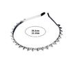 Unique Silver Studded Headbands Multifunctional Stylish Alloys Headpiece Fashionable Head Accessory