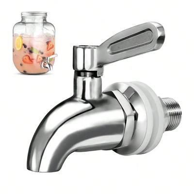 Grifo de Repuesto para Dispensador de Bebidas Grifo Dispensador de Acero Inoxidable Grifo para Barril de Cerveza Fría Bebida Jugo Vino