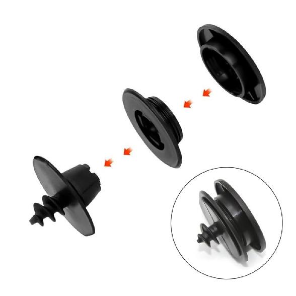 20set Universal Antiskid Car Auto Floor Mat Carpet Fastener Retainer Clips Black