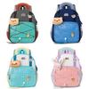 Preschool Double Shoulder Bag With Cartoon Design And Polyester Lining For Elementary Students