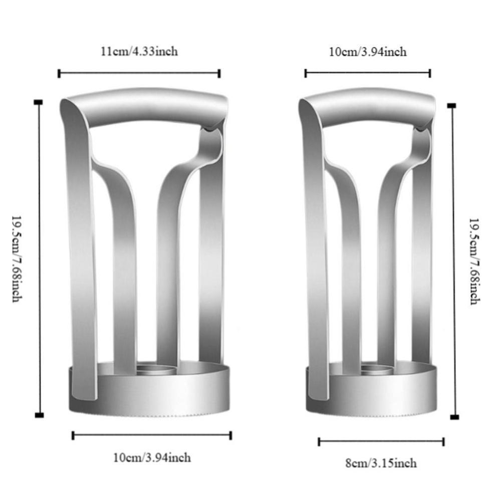 Anti Slip Handle Pineapple Cutter Stainless Steel Pineapple Knife Peeler Household Use