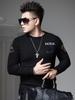 European Goods 2025 New Autumn and Winter Long-Sleeved Knitwear Men's Sweater Trendy Brand Bear Print Round Neck Sweater for Men