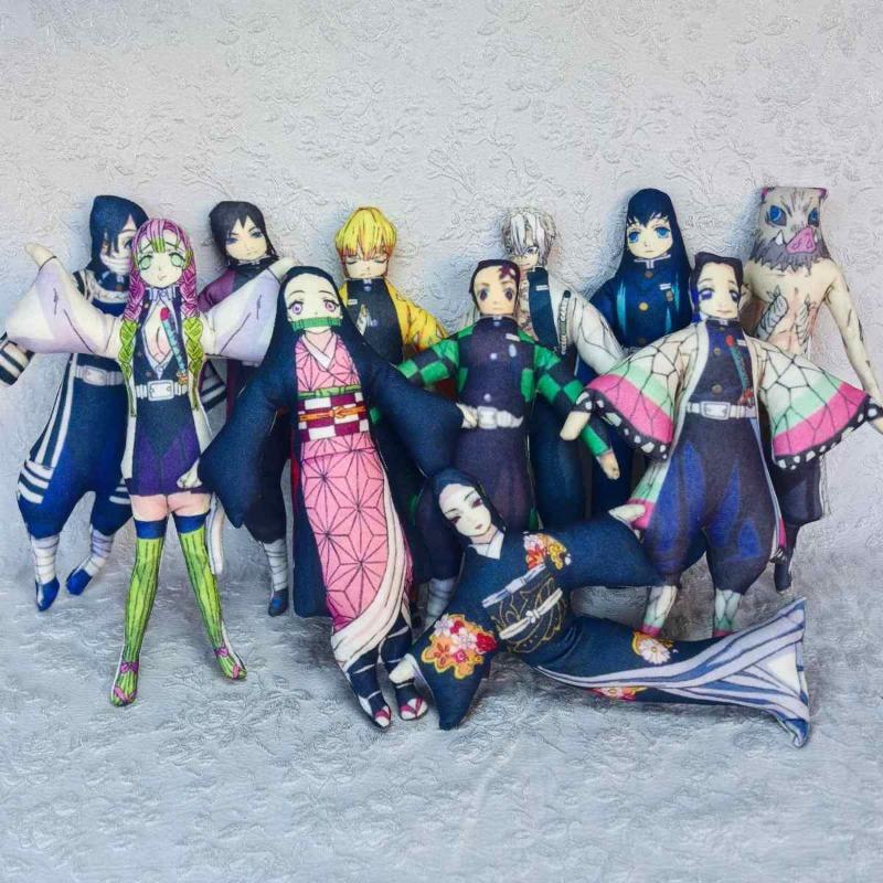 2025 Demon Slayer Abstract Doll Nezuko Tomioka Yoshio Mouse Dry Demon Slayer Doll Wire Frame style