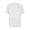 Maison Kitsuné Mens Embroidered Logo Cotton T-Shirt