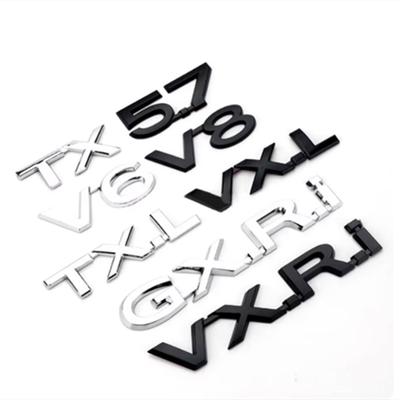 VXS TX GXRi VXRi VX Emblema per Auto Badge Adesivo per Dominante TXL L-and C-ruiser L-AND F-REE VXR GXR Prado VXL V8V6 5.7 posteriore Etichetta di Retrofit
