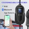 European Standard 3.5kW-7kW Portable EV Charger with AC On-board Charging Gun