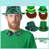 Leprechaun Irlandês Adulto St. Chapéu Verde de Dia de São Patrício Trevo Fantasia Acess
