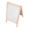 Kids Easel Double Sided Foldable Standing Large Painting Space Poplar Structure Wooden Easel 25x40cm with Accessories