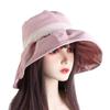 Large Brim Sunscreen Fisherman Hat Cloth Women Bucket Hat Casual Sun Protection Hat  Beach