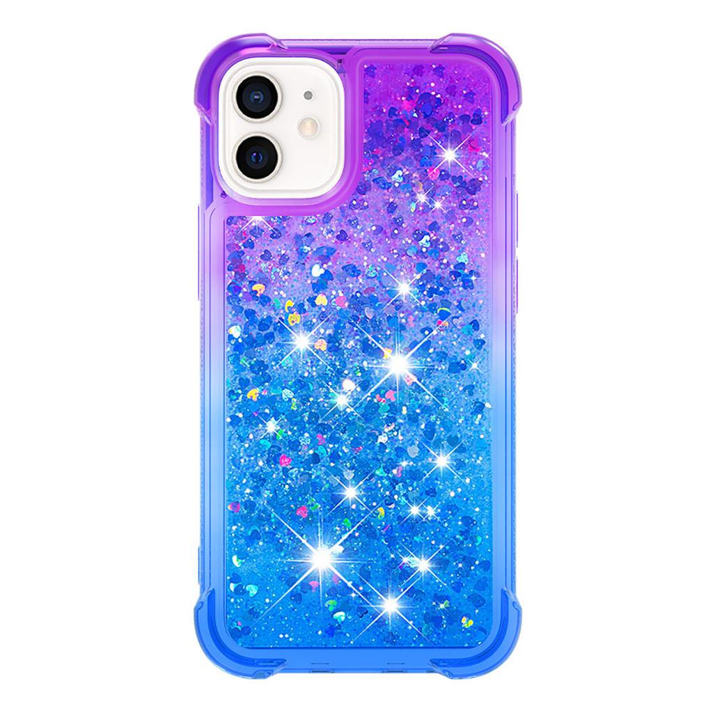Quicksand Case for Apple Iphone 11 12 Pro X XR XS Max Glitter Flash Gradient Case for Iphone 12 Mini Phone Cover Fundas Coque