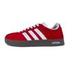 Flame White Light Non Slip Lightweight Low Top Skateboard Shoes Unisex Red White HQ1802(Team847-)