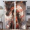 The Maiden and the Dragon Modern Living Room Curtains for Camera Blackout Curtain for Room 2 Panel Partition Shades Kitchen Home