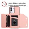 For Vivo T4x 5G/vivo Y300t 5G/vivo iQOO Z10x 5G/vivo Y29 4G Case Card Holder Kickstand Skin-Touch Phone Cover with Wrist Strap