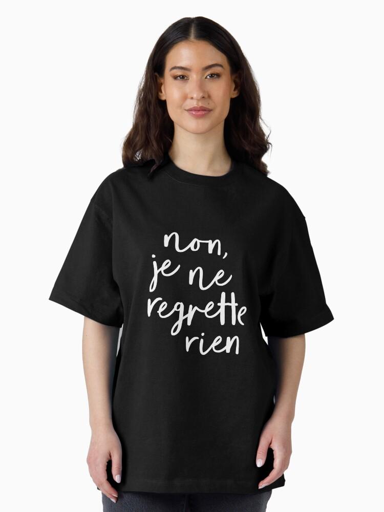 Édith Piaf Non, Je Ne Regrette Rien Oversized T-Shirt