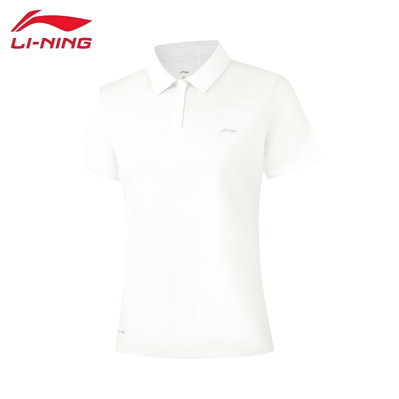 LI-NING 2026 Business Casual Women s Short-Sleeve Polo Shirt APLW146 XS