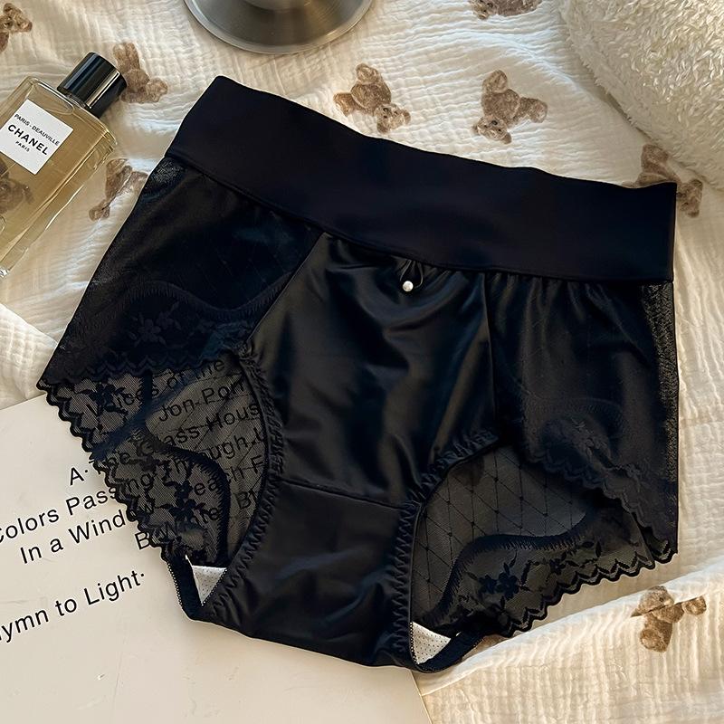 Übergröße Damen Spitzen High Fanny Pack mit Atmungsaktiven Hüften und Sexy Bauchweg Unterwäsche