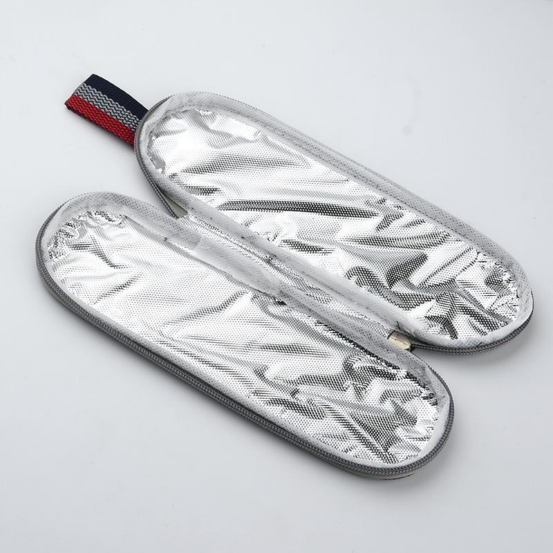 Travel Portable Stainless Steel Cutlery Set: Knife, Fork, Spoon, Straw, Chopsticks with Bag
