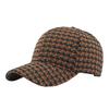 Woolen hat children spring and autumn new hard top cap women's fashion thermal baseball cap sun protection visor male tide