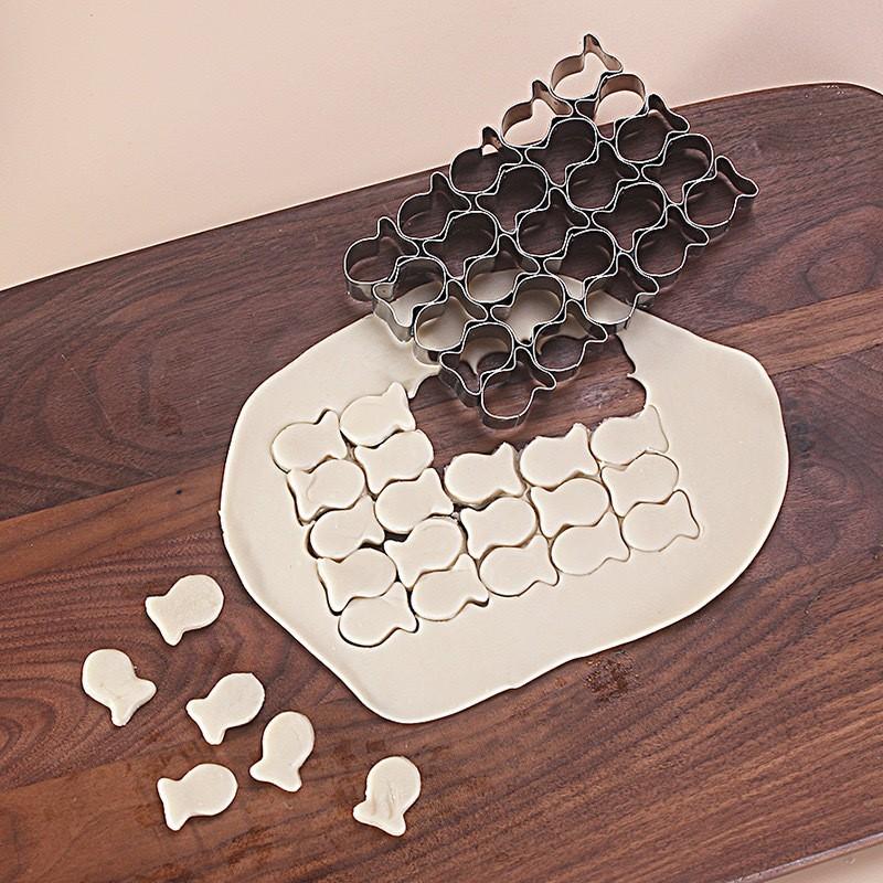 Even Mini Fish Biscuit Mold, Small Goldfish Stainless Steel Biscuit Mold, Fish-shaped Food, Small Snacks, Baking Mold